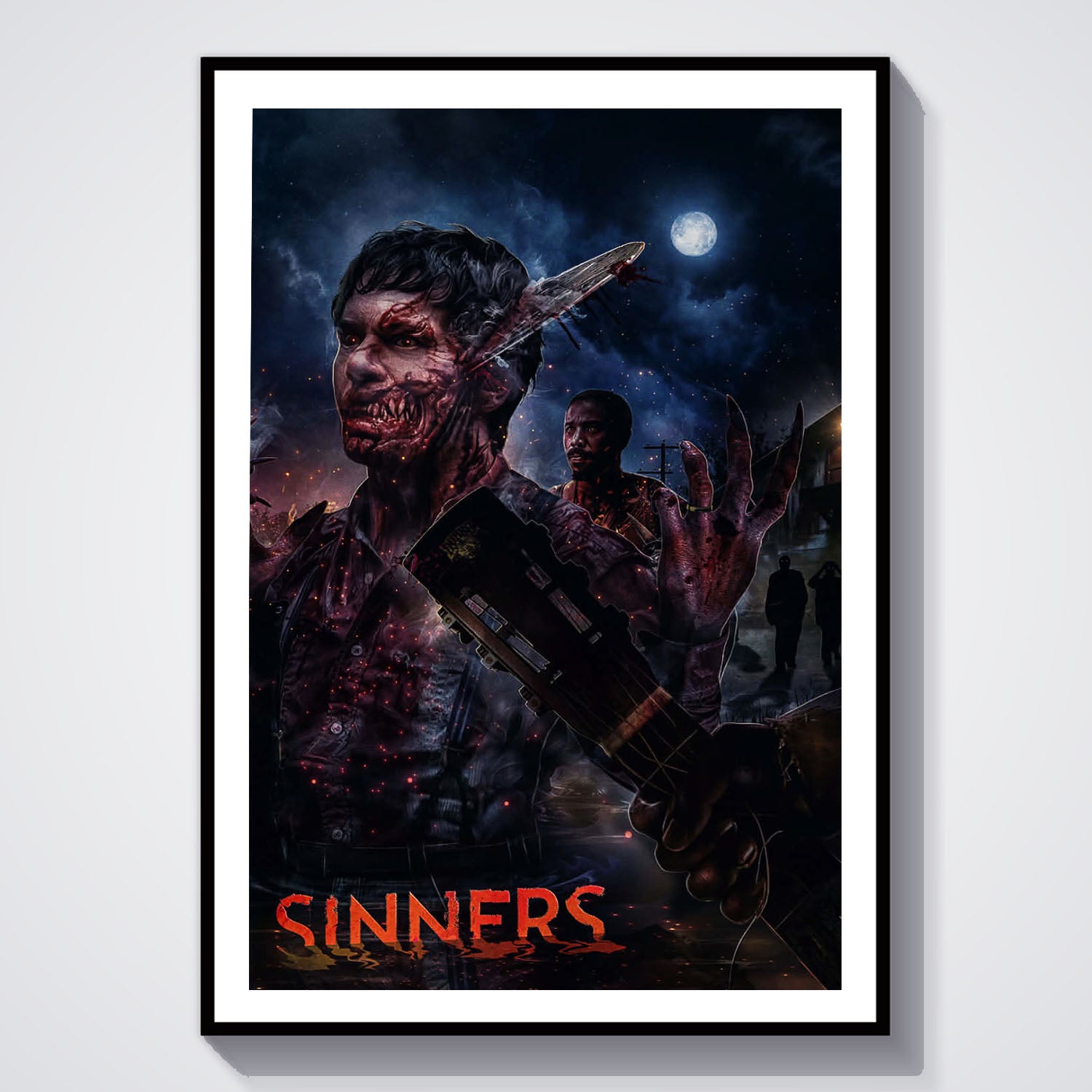Flex Designs Poster Sinners Final 8 x 10" Home Goods - Movie 2025 Movie Poster