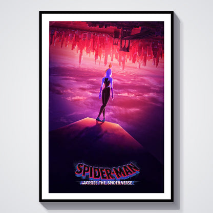 Flex Designs Poster SpiderMan Across the Spiderverse Gwen 8 x 10" Home Goods - Movie 2023 Movie Poster