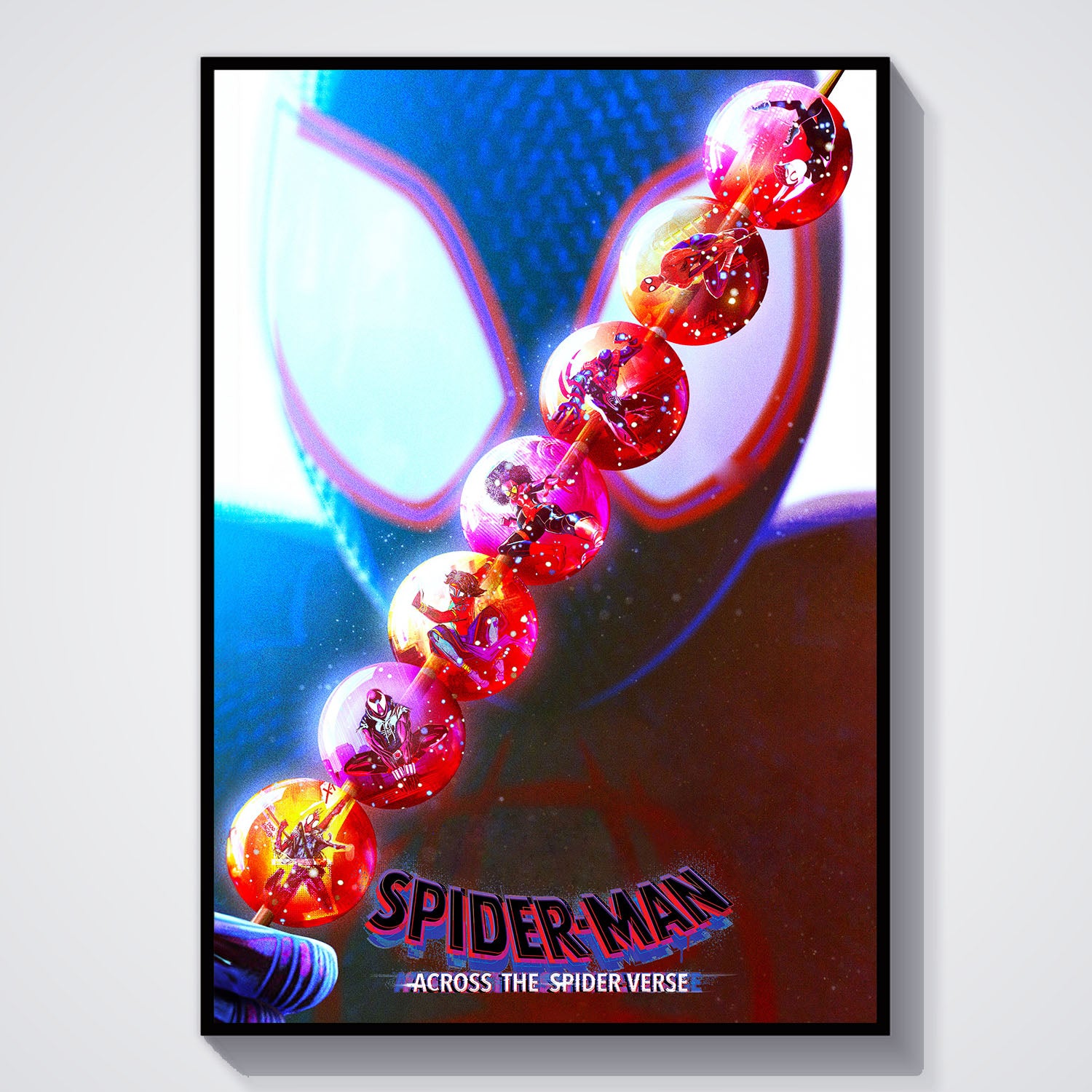 Flex Designs Poster SpiderMan Across the Spiderverse Loop 5 x 7" Home Goods - Movie 2023 Movie Poster