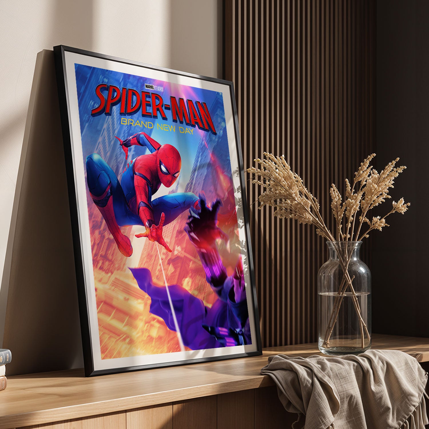 Flex Designs Poster SpiderMan Brand New Day Cover 5 x 7" Home Goods - Movie 2026 Movie Poster