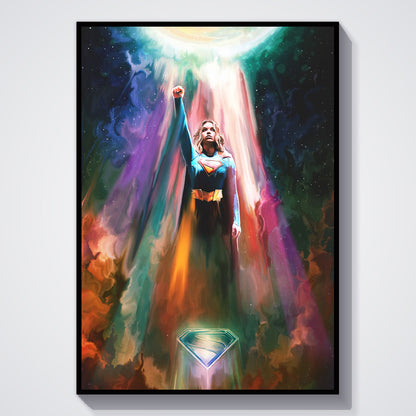 Flex Designs Poster Supergirl Key Visual 5 x 7" Home Goods - Movie 2026 Movie Poster