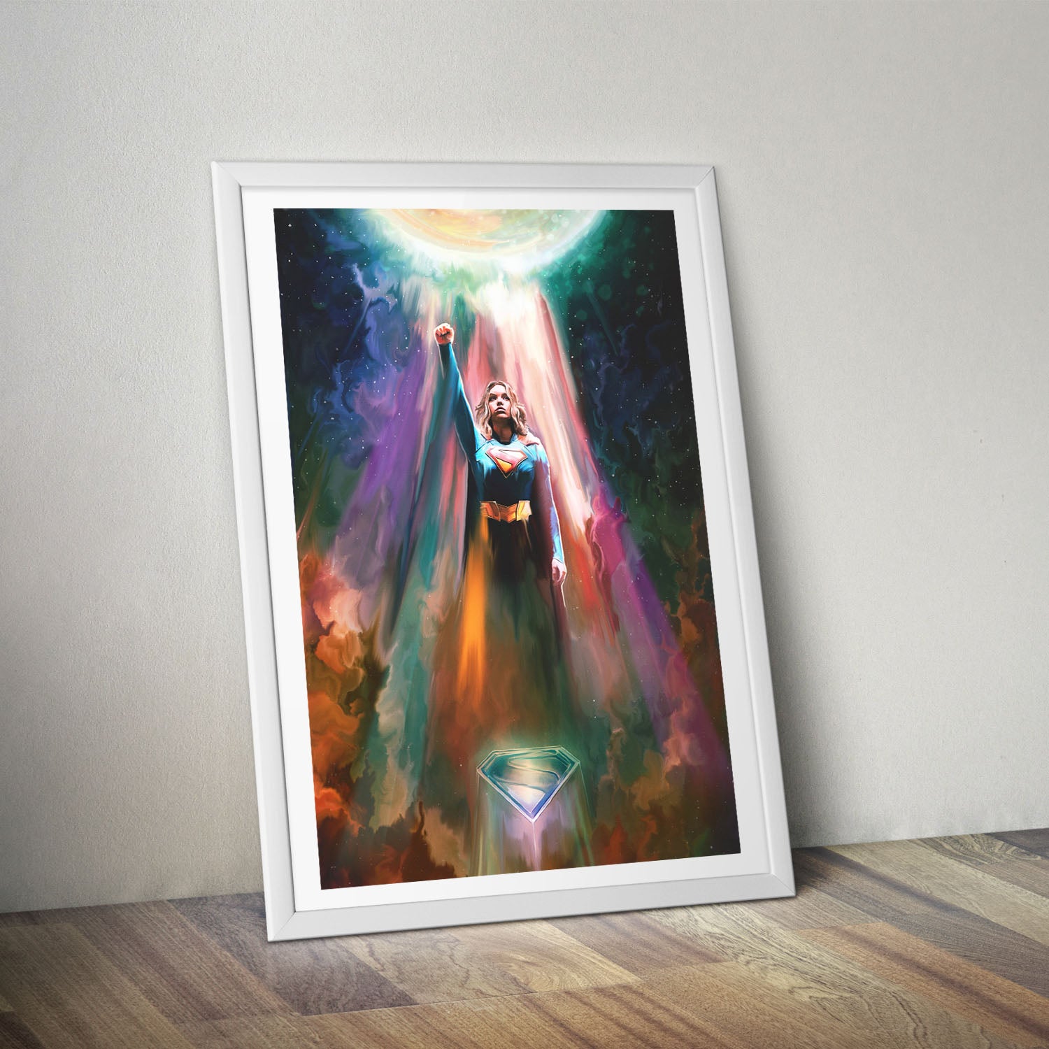 Flex Designs Poster Supergirl Key Visual 8 x 10" Home Goods - Movie 2026 Movie Poster