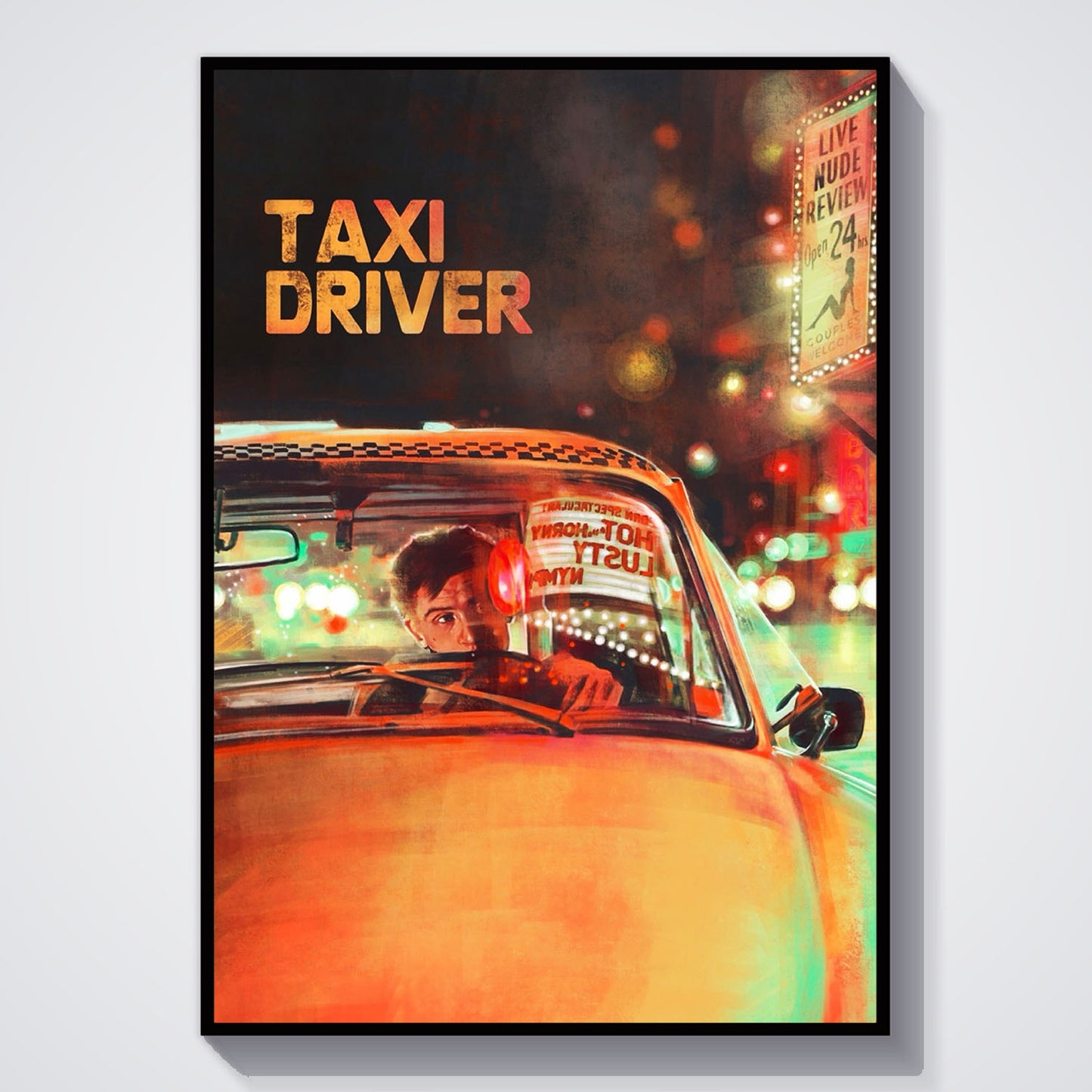 Flex Designs Poster Taxi Driver Alternate 5 x 7" Home Goods - Movie 1976 Movie Poster