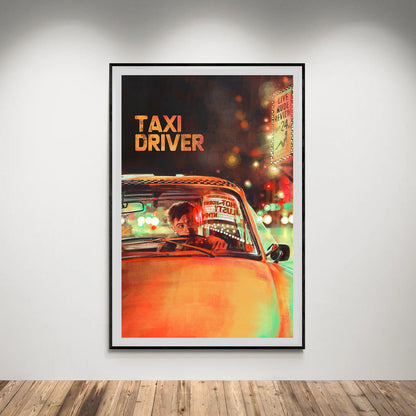 Flex Designs Poster Taxi Driver Alternate 8 x 10" Home Goods - Movie 1976 Movie Poster