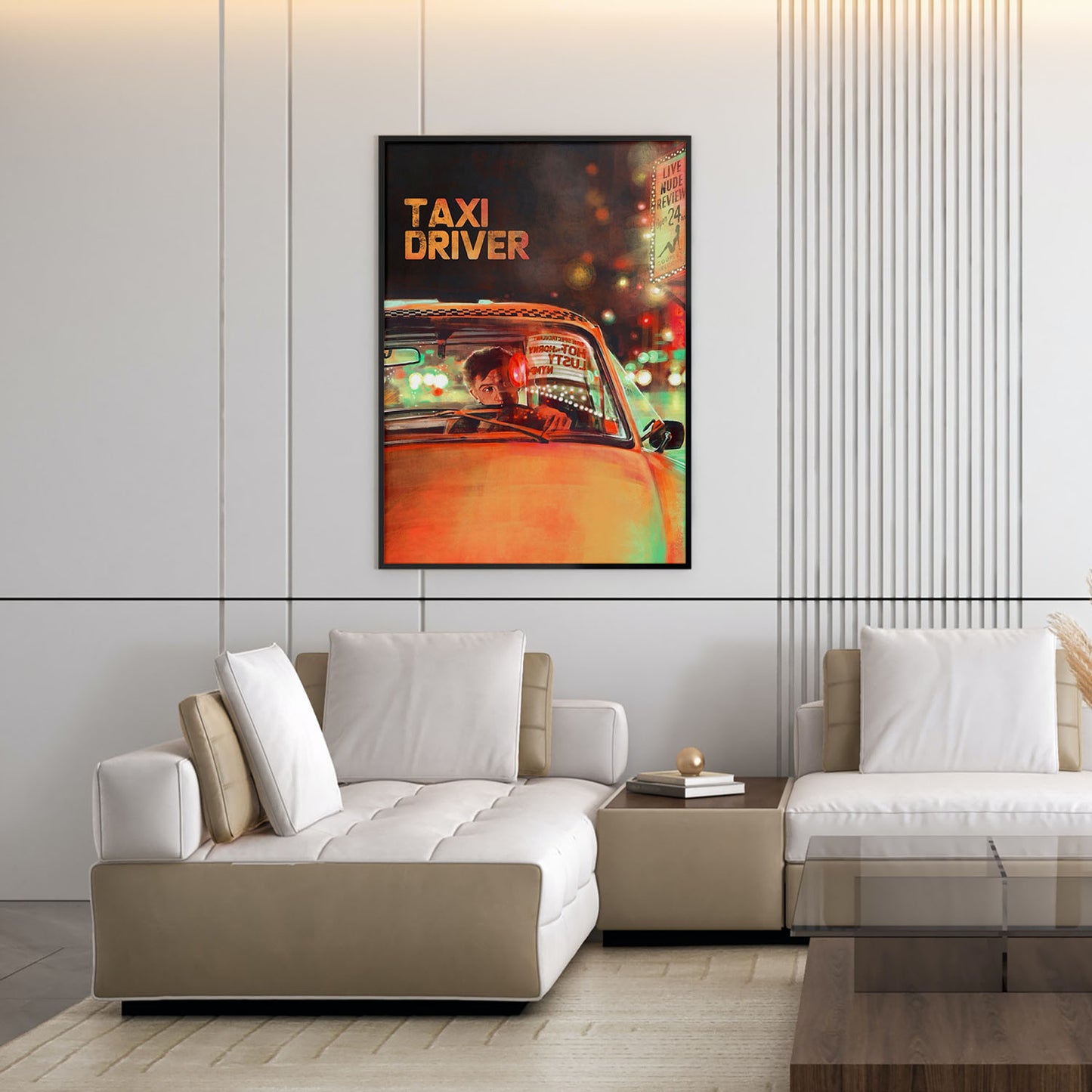 Flex Designs Poster Taxi Driver Alternate 5 x 7" Home Goods - Movie 1976 Movie Poster