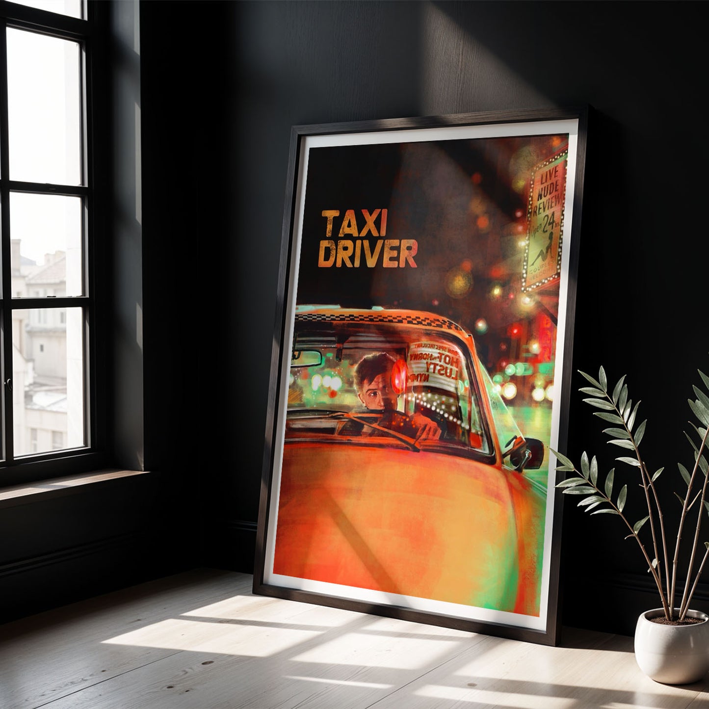 Flex Designs Poster Taxi Driver Alternate 8 x 10" Home Goods - Movie 1976 Movie Poster
