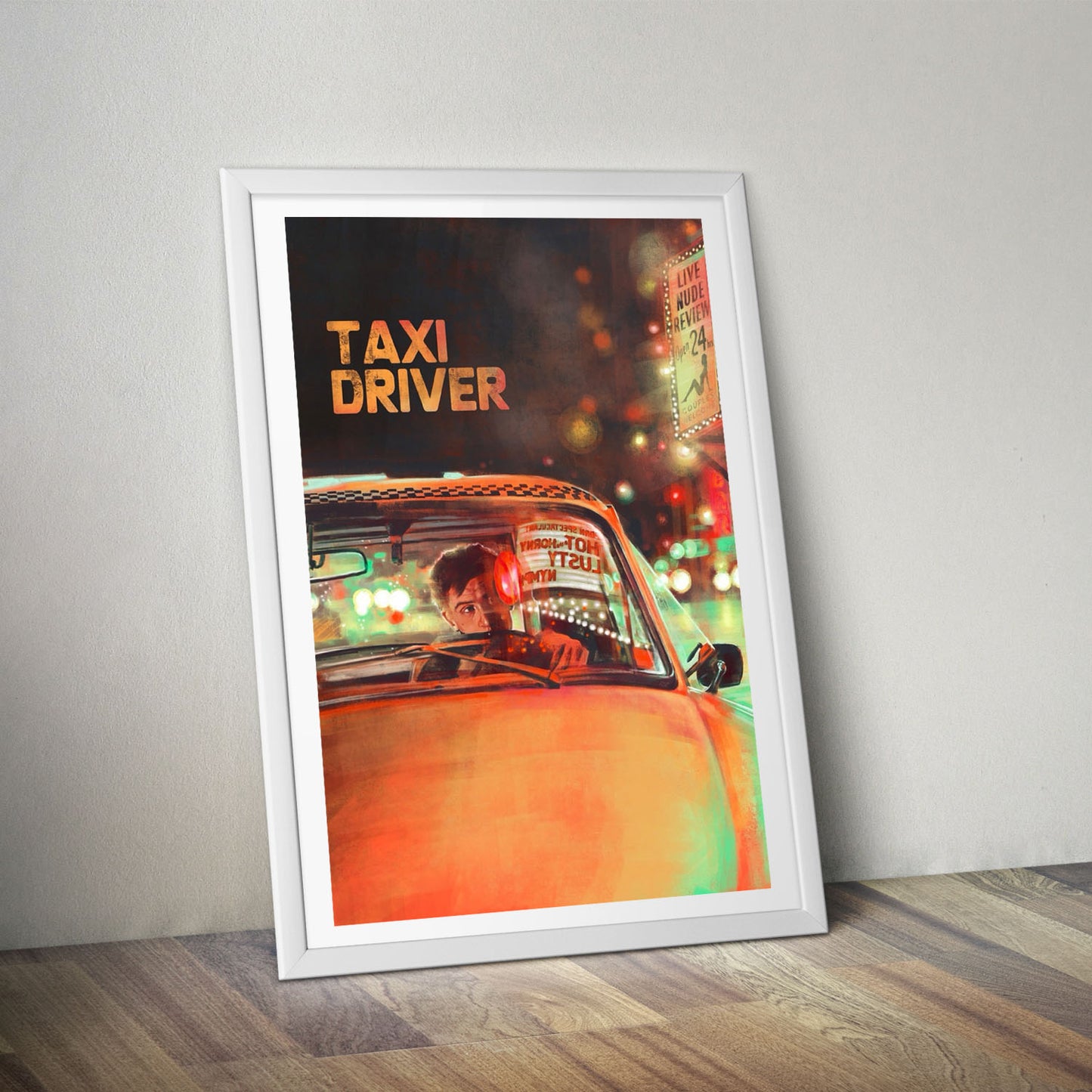 Flex Designs Poster Taxi Driver Alternate 8 x 10" Home Goods - Movie 1976 Movie Poster
