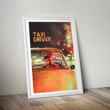 Flex Designs Poster Taxi Driver Alternate 8 x 10" Home Goods - Movie 1976 Movie Poster