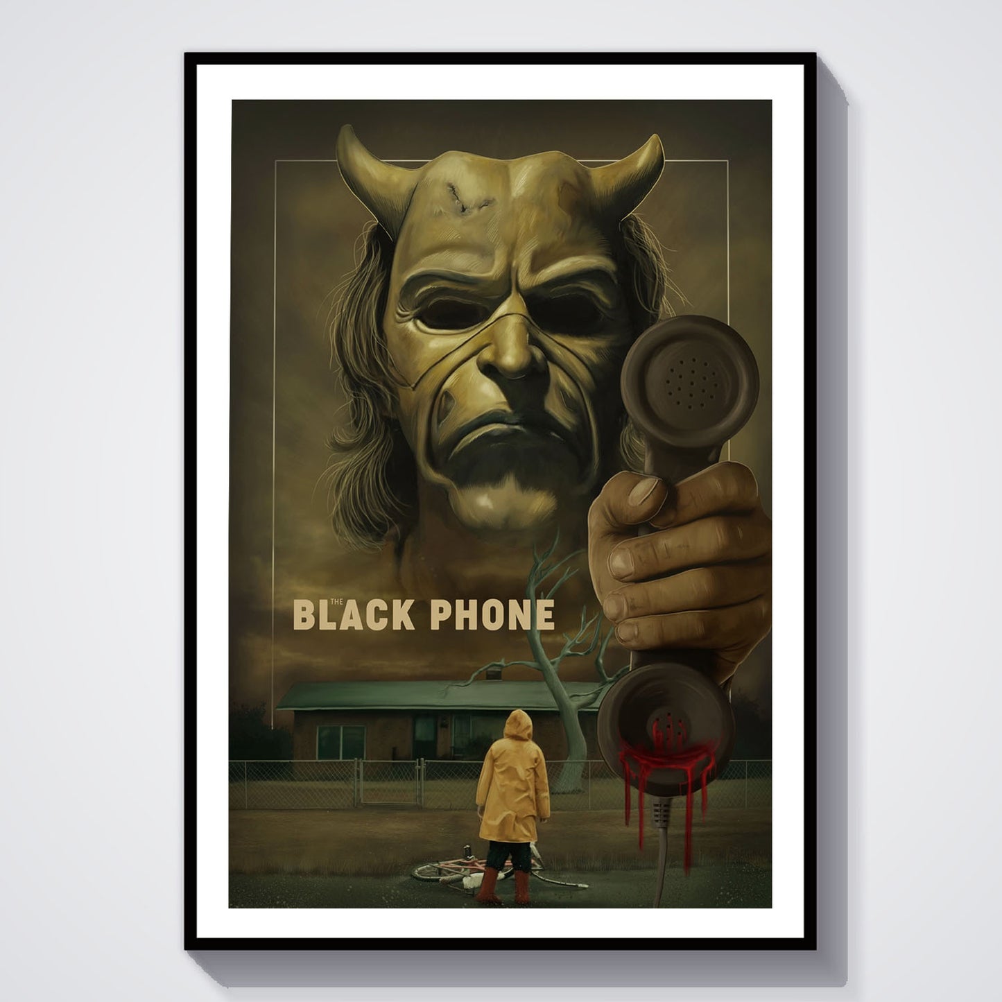Flex Designs Poster The Black Phone 8 x 10" Home Goods - Movie 2022 Movie Poster