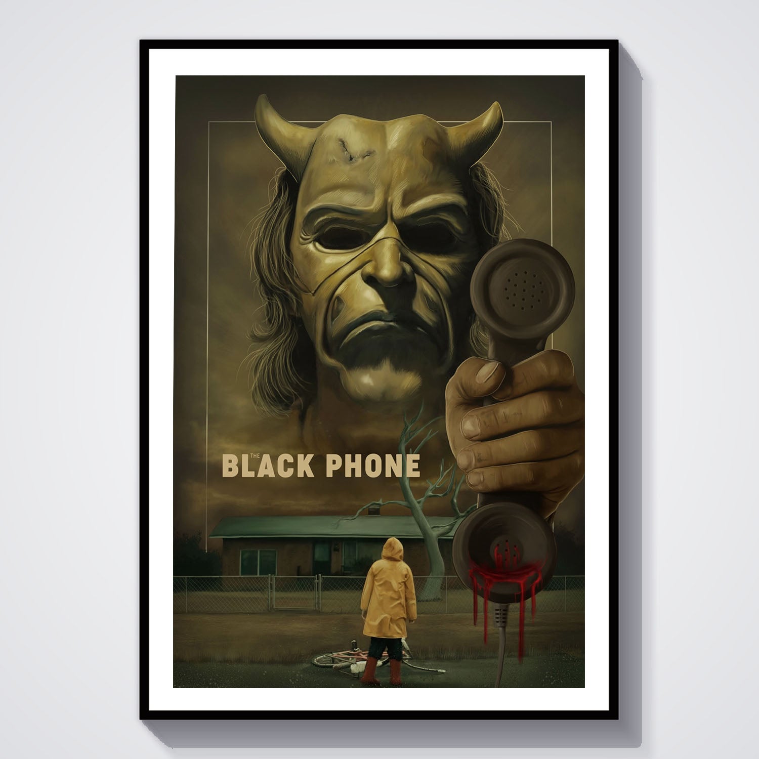 Flex Designs Poster The Black Phone 8 x 10" Home Goods - Movie 2022 Movie Poster