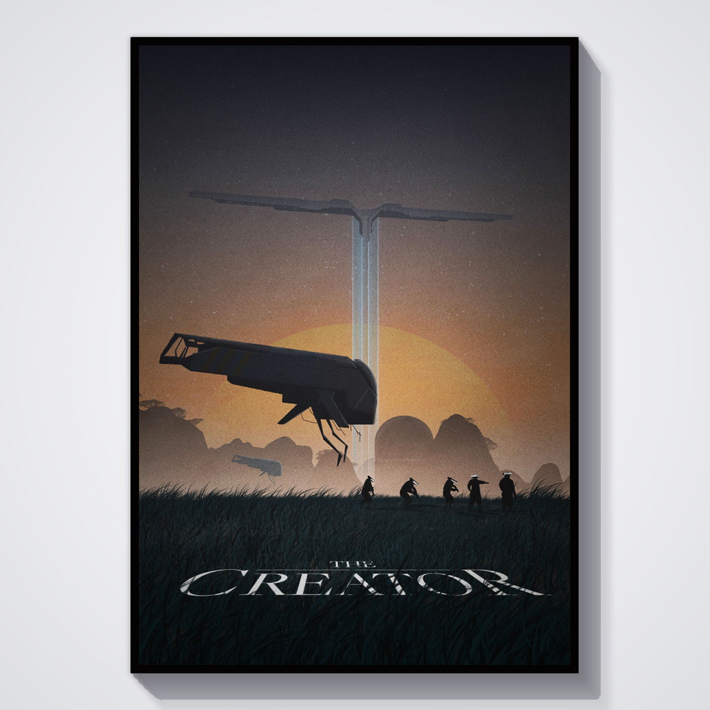 Flex Designs Poster The Creator Key Art 5 x 7" Home Goods - Movie 2023 Movie Poster