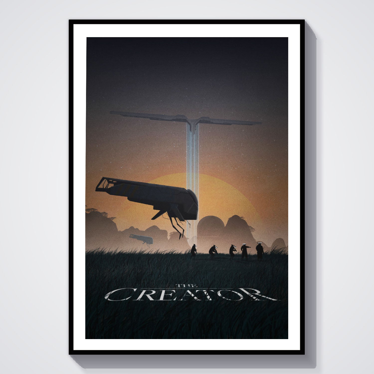 Flex Designs Poster The Creator Key Art 8 x 10" Home Goods - Movie 2023 Movie Poster