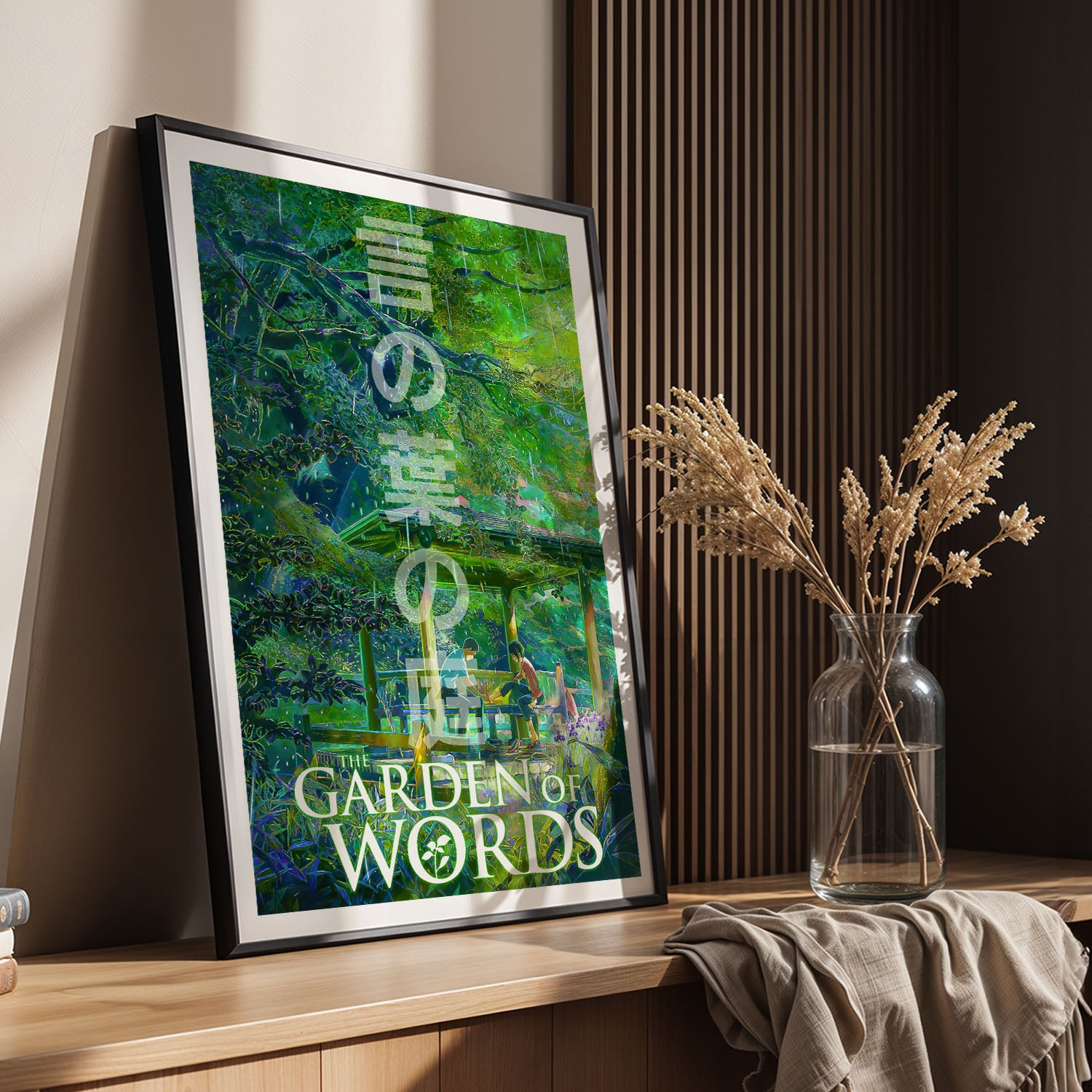 Flex Designs Poster The Garden of Words 5 x 7" Home Goods - Movie 2013 Movie Poster