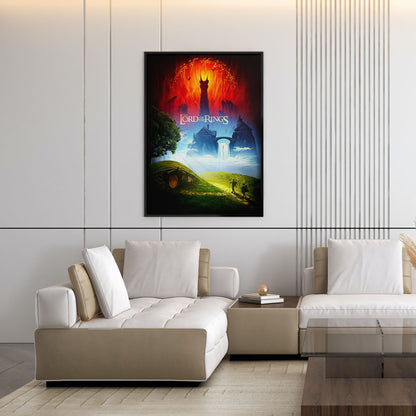 Flex Designs Poster The Lord of the Rings Cover 5 x 7" Home Goods - Movie 2001 Movie Poster