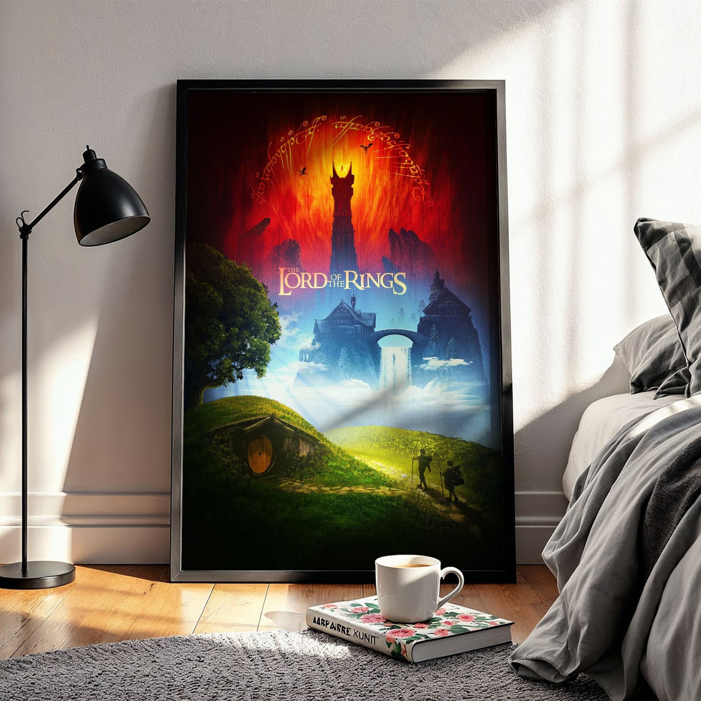 Flex Designs Poster The Lord of the Rings Cover 5 x 7" Home Goods - Movie 2001 Movie Poster