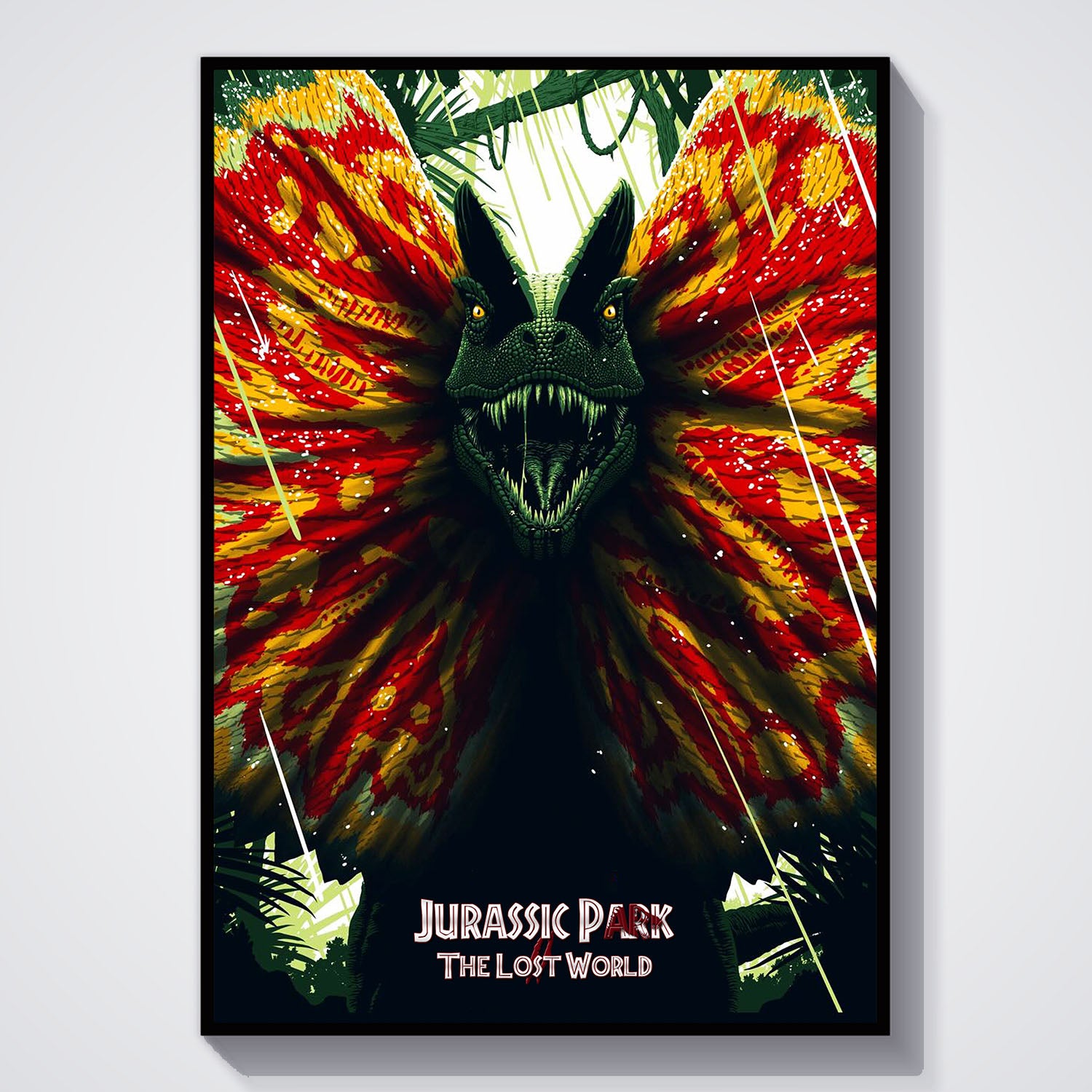 Flex Designs Poster The Lost World Jurassic Park 5 x 7" Home Goods - Movie 1997 Movie Poster