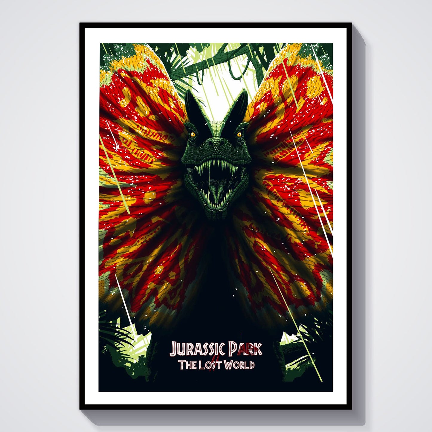 Flex Designs Poster The Lost World Jurassic Park 8 x 10" Home Goods - Movie 1997 Movie Poster