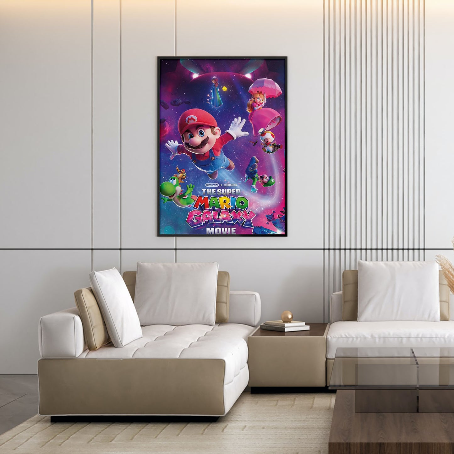 Flex Designs Poster The Super Mario Galaxy Movie Cover 5 x 7" Home Goods - Movie 2026 Movie Poster