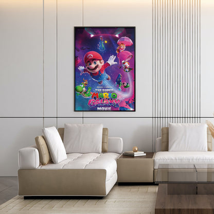 Flex Designs Poster The Super Mario Galaxy Movie Cover 5 x 7" Home Goods - Movie 2026 Movie Poster