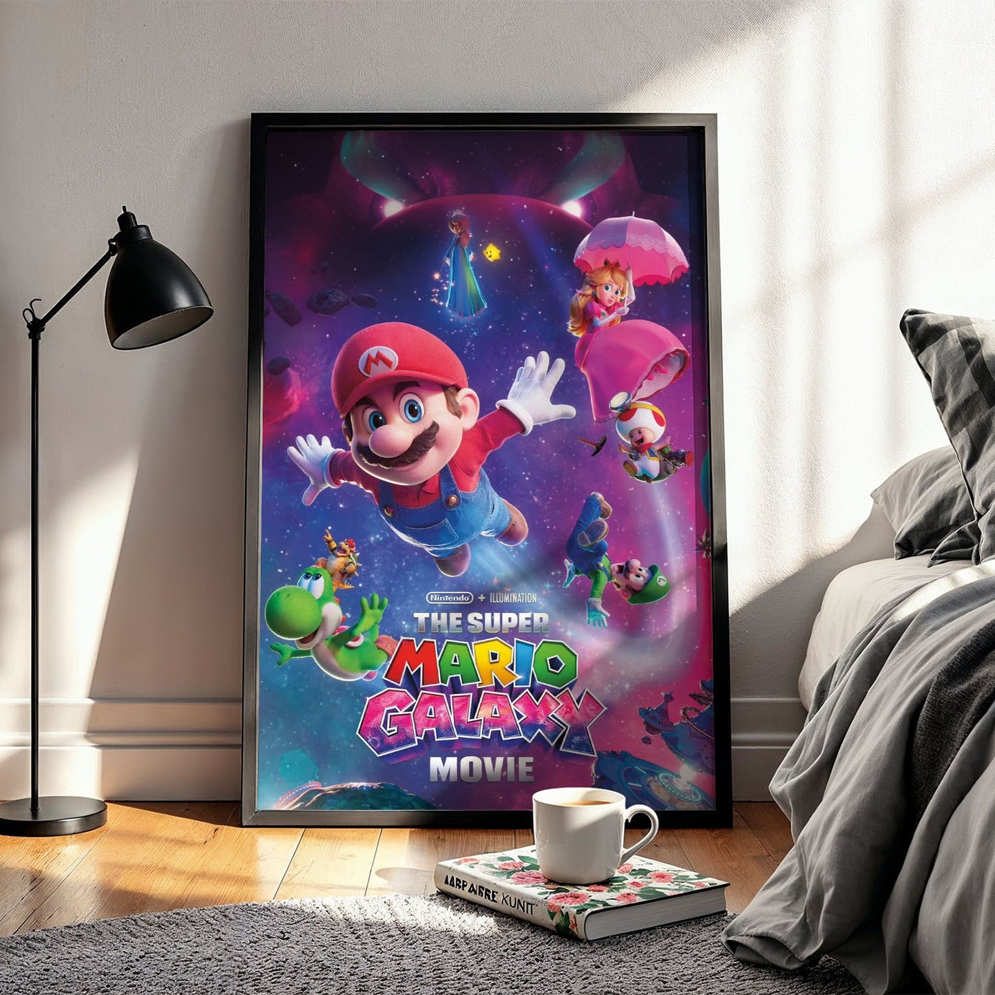 Flex Designs Poster The Super Mario Galaxy Movie Cover 5 x 7" Home Goods - Movie 2026 Movie Poster