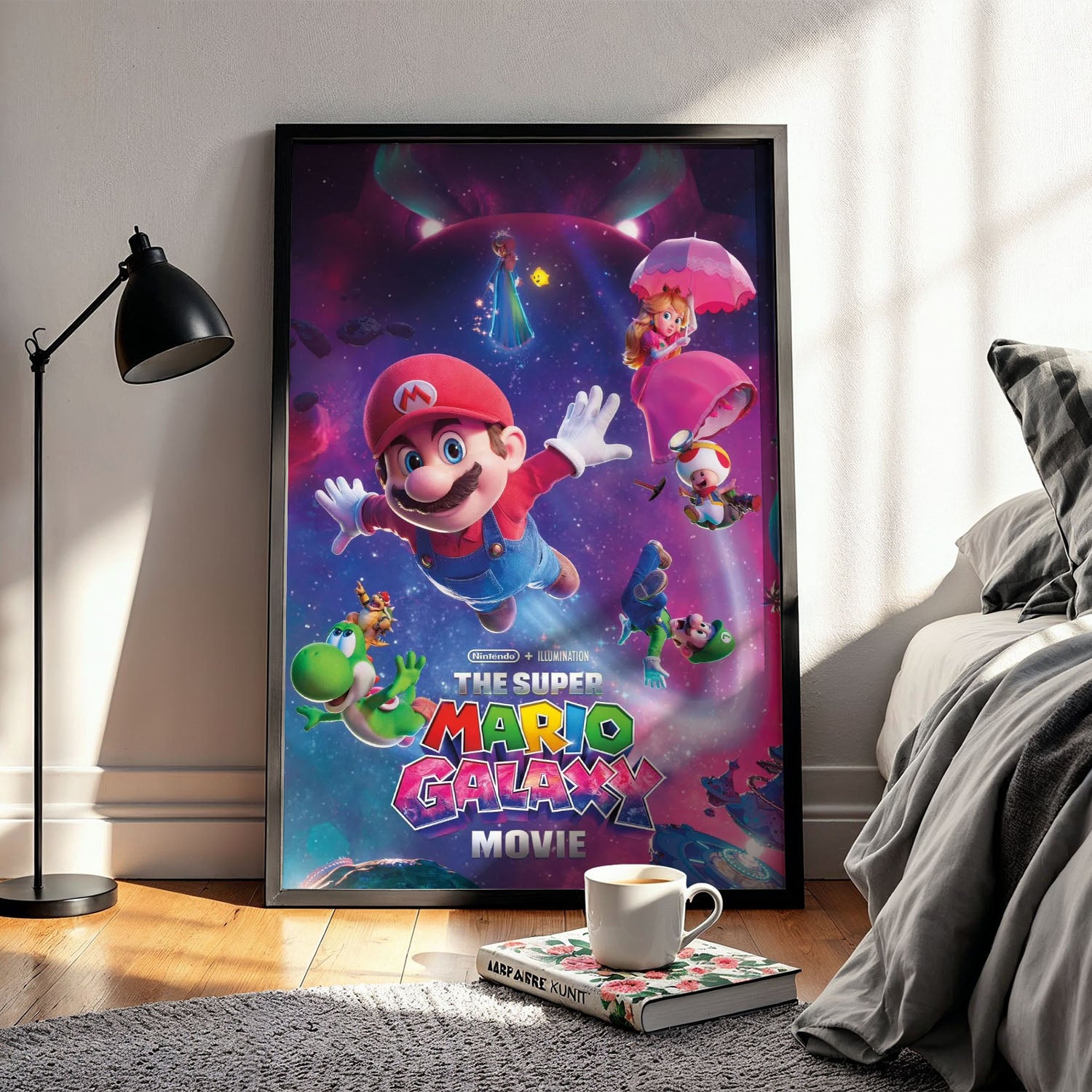 Flex Designs Poster The Super Mario Galaxy Movie Cover 5 x 7" Home Goods - Movie 2026 Movie Poster