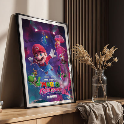 Flex Designs Poster The Super Mario Galaxy Movie Cover 5 x 7" Home Goods - Movie 2026 Movie Poster