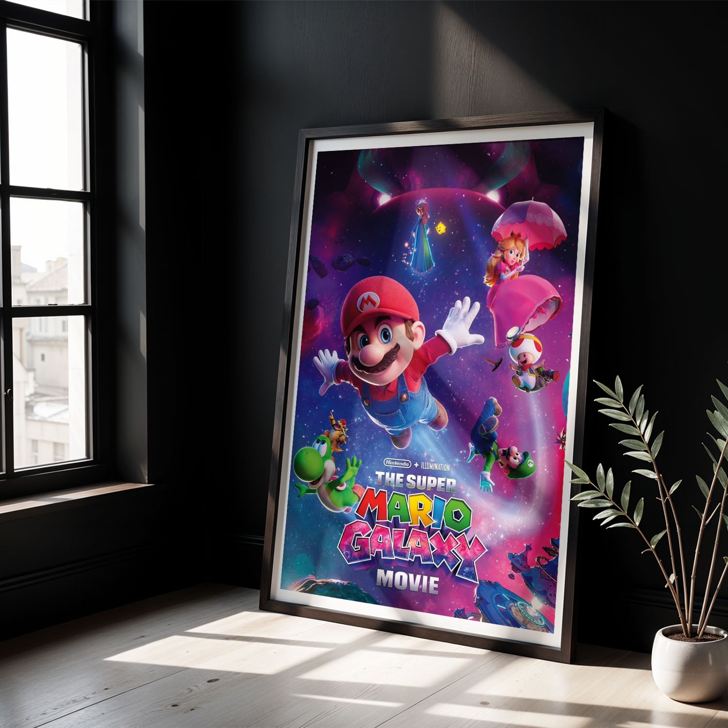 Flex Designs Poster The Super Mario Galaxy Movie Cover 8 x 10" Home Goods - Movie 2026 Movie Poster