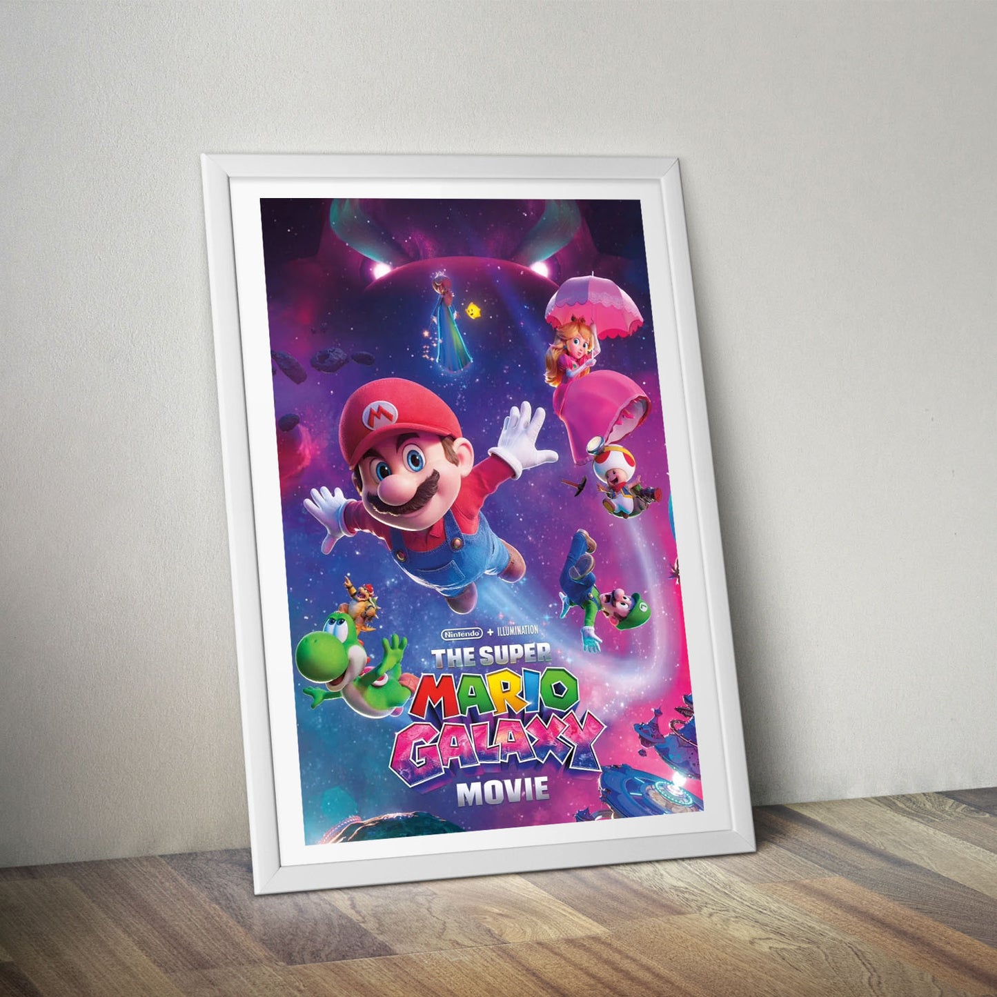 Flex Designs Poster The Super Mario Galaxy Movie Cover 8 x 10" Home Goods - Movie 2026 Movie Poster