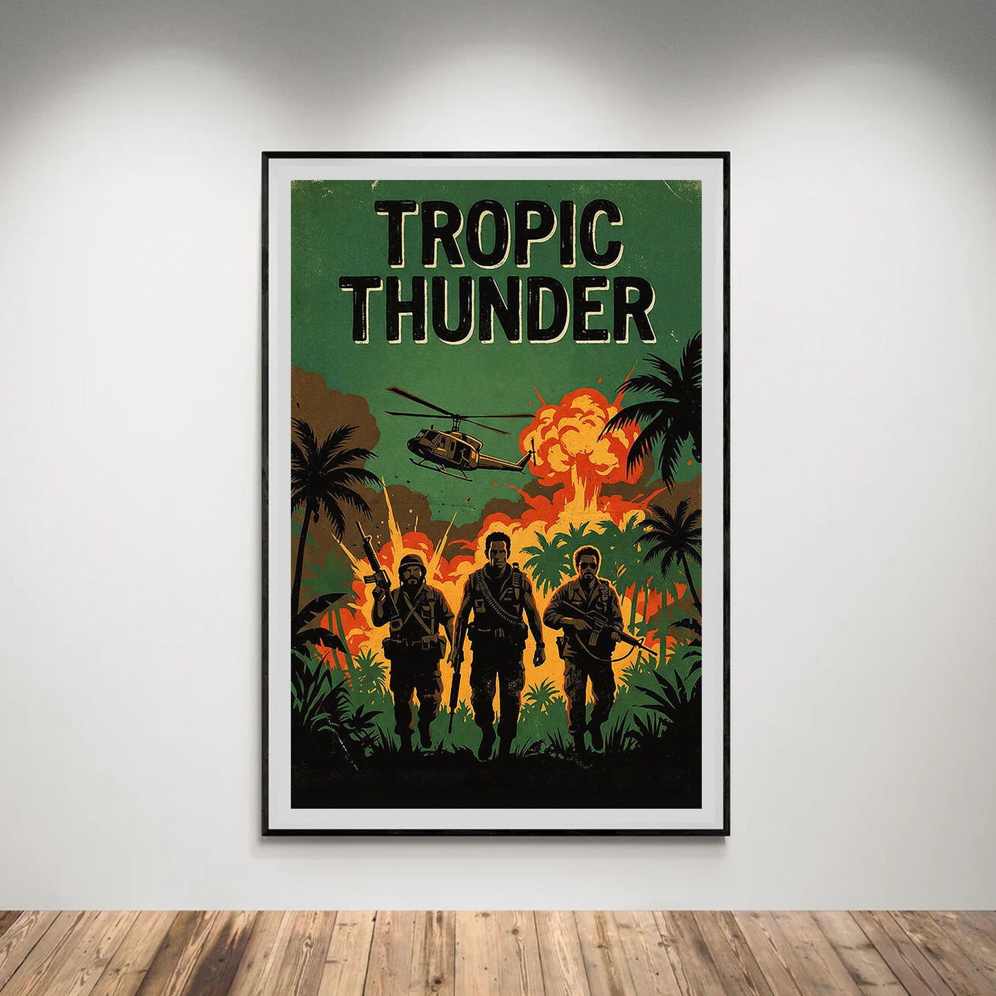 Flex Designs Poster Tropic Thunder Theatrical 8 x 10" Home Goods - Movie 2008 Movie Poster