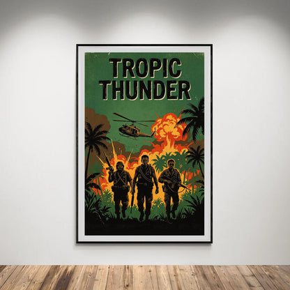 Flex Designs Poster Tropic Thunder Theatrical 8 x 10" Home Goods - Movie 2008 Movie Poster