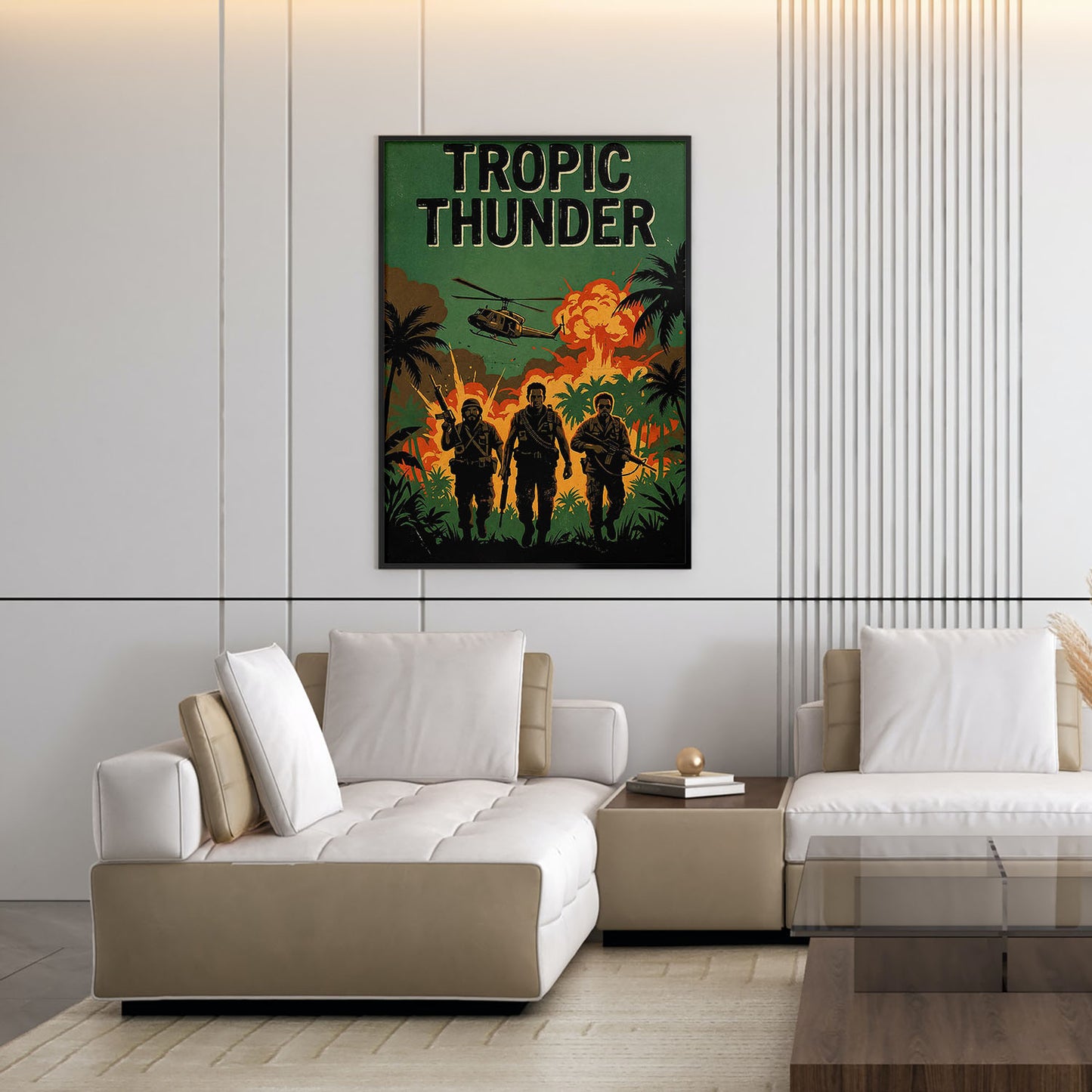 Flex Designs Poster Tropic Thunder Theatrical 5 x 7" Home Goods - Movie 2008 Movie Poster