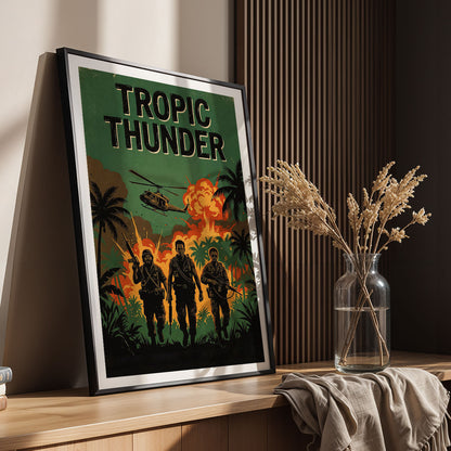 Flex Designs Poster Tropic Thunder Theatrical 5 x 7" Home Goods - Movie 2008 Movie Poster