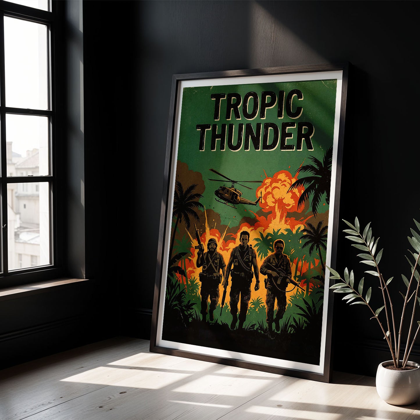 Flex Designs Poster Tropic Thunder Theatrical 8 x 10" Home Goods - Movie 2008 Movie Poster