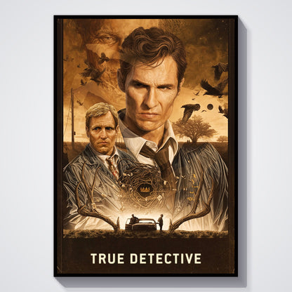 Flex Designs Poster True Detective Cinematic 5 x 7" Home Goods - TV Show 2014 TV Show Poster