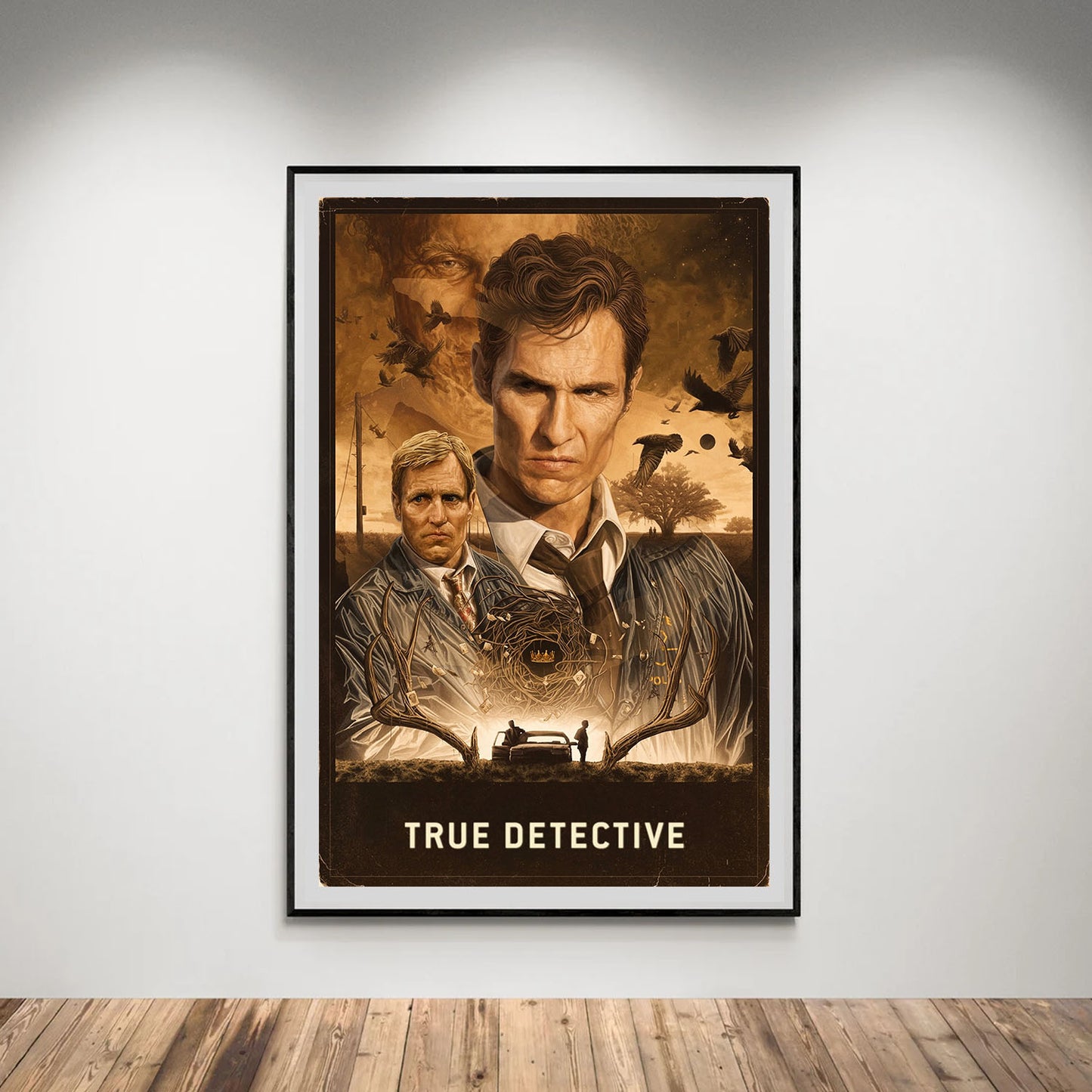 Flex Designs Poster True Detective Cinematic 8 x 10" Home Goods - TV Show 2014 TV Show Poster
