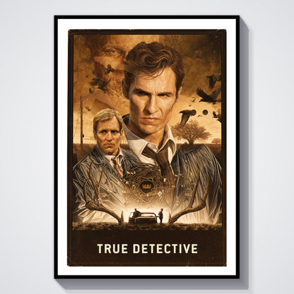 Flex Designs Poster True Detective Cinematic 8 x 10" Home Goods - TV Show 2014 TV Show Poster