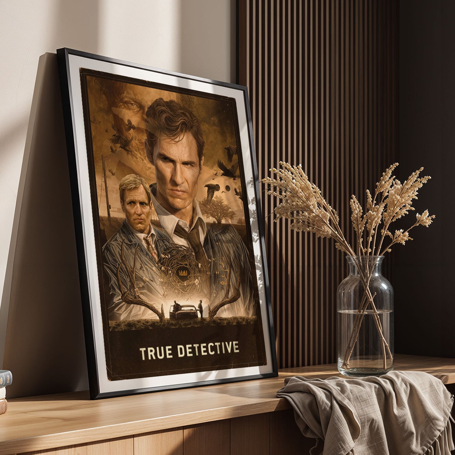 Flex Designs Poster True Detective Cinematic 5 x 7" Home Goods - TV Show 2014 TV Show Poster