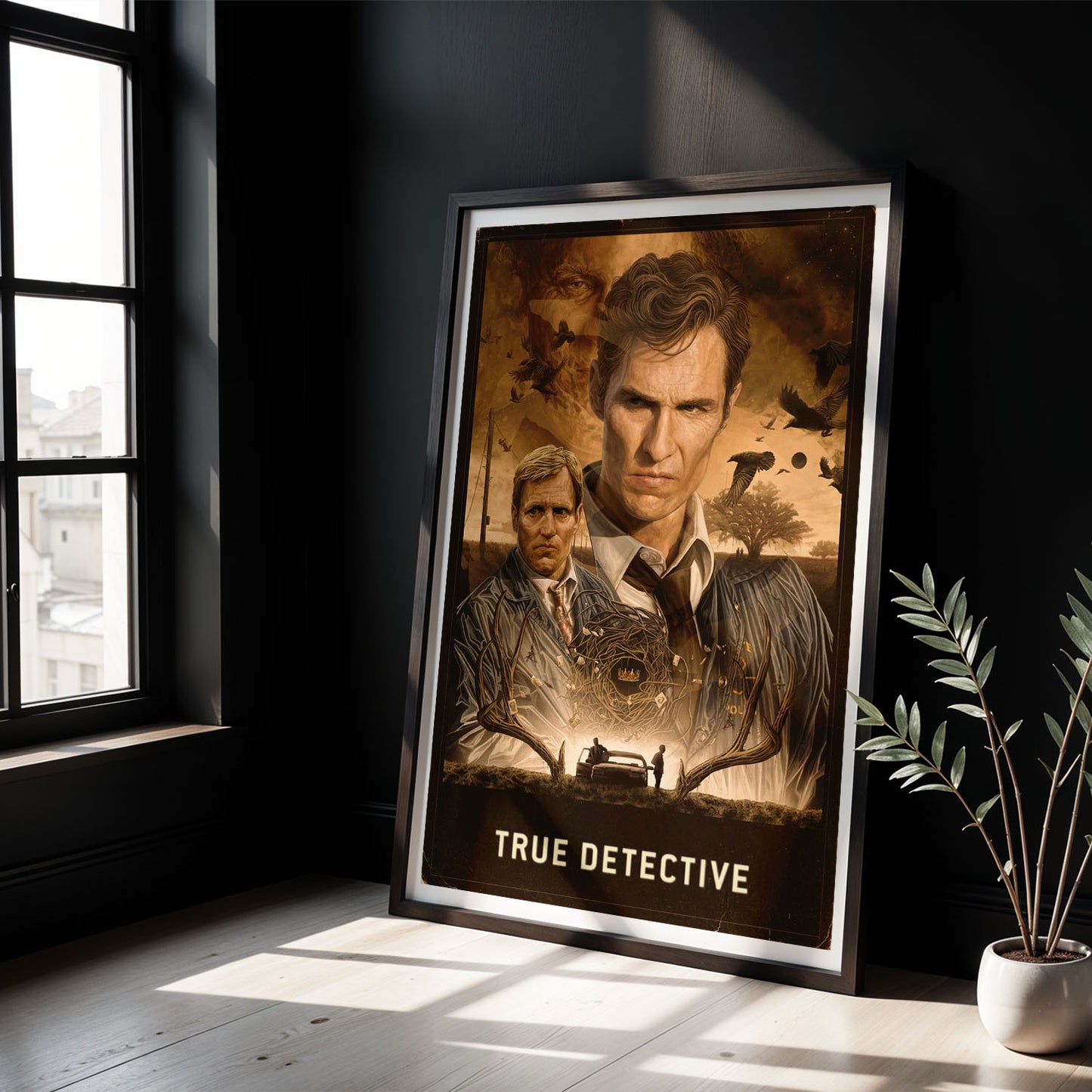 Flex Designs Poster True Detective Cinematic 8 x 10" Home Goods - TV Show 2014 TV Show Poster