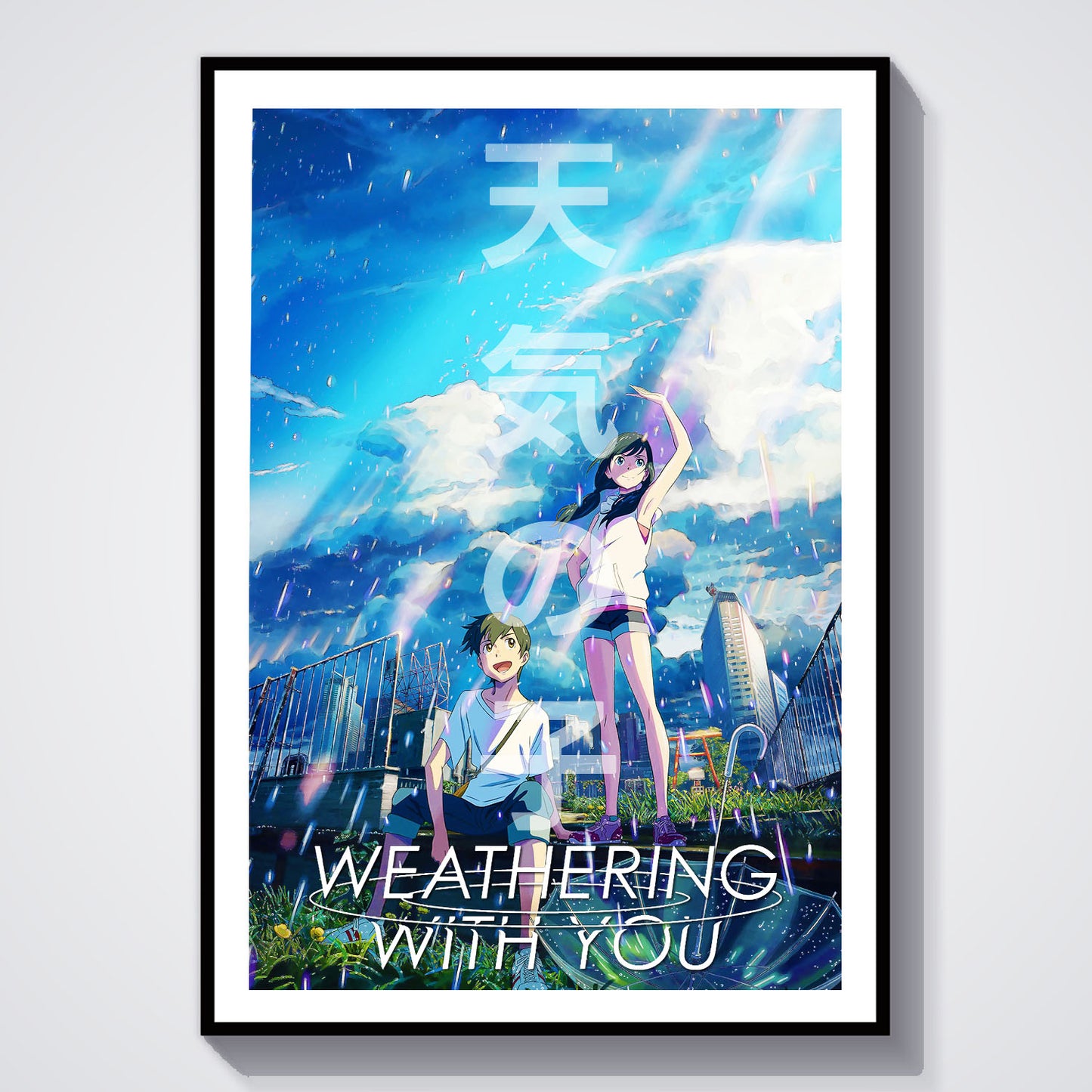 Flex Designs Poster Weathering with You 8 x 10" Home Goods - Movie 2019 Movie Poster