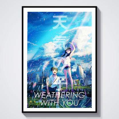 Flex Designs Poster Weathering with You 8 x 10" Home Goods - Movie 2019 Movie Poster