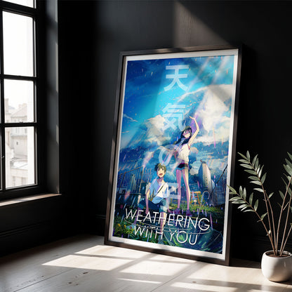 Flex Designs Poster Weathering with You 8 x 10" Home Goods - Movie 2019 Movie Poster