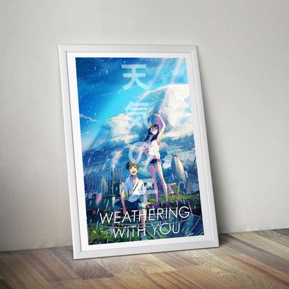 Flex Designs Poster Weathering with You 8 x 10" Home Goods - Movie 2019 Movie Poster