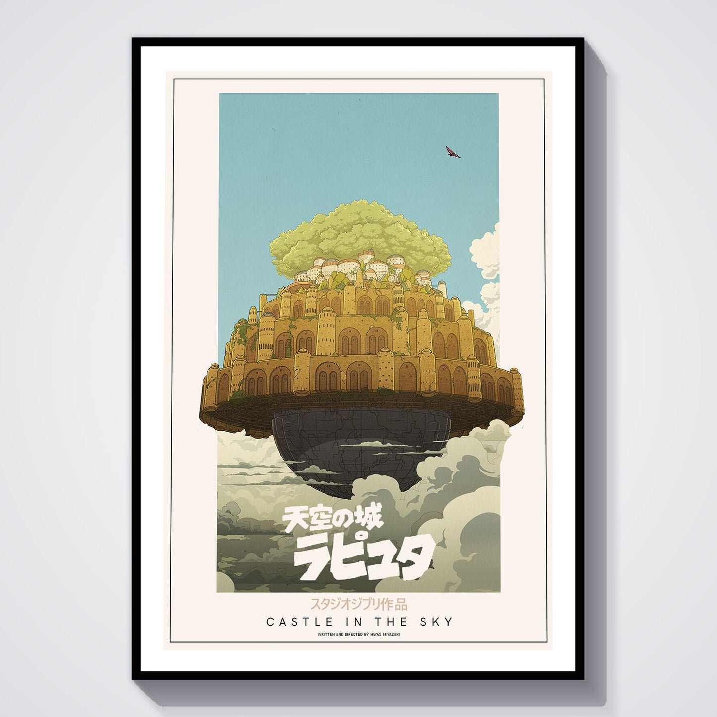 Flex Designs Poster Castle in the Sky Classic 8 x 10" Home Goods - Movie 1986 Movie Poster