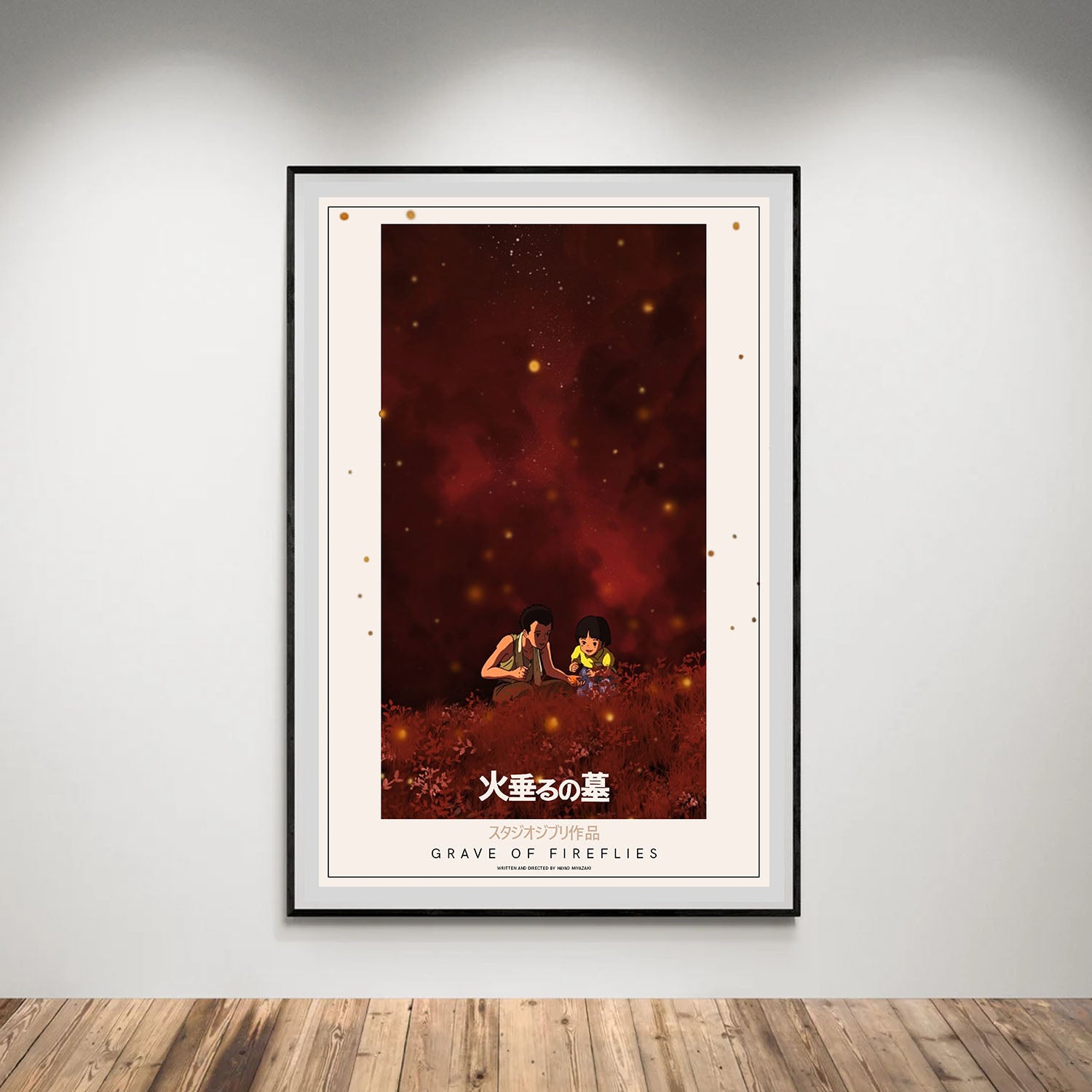 Flex Designs Poster Grave of the Fireflies Classic 8 x 10" Home Goods - Movie 1988 Movie Poster