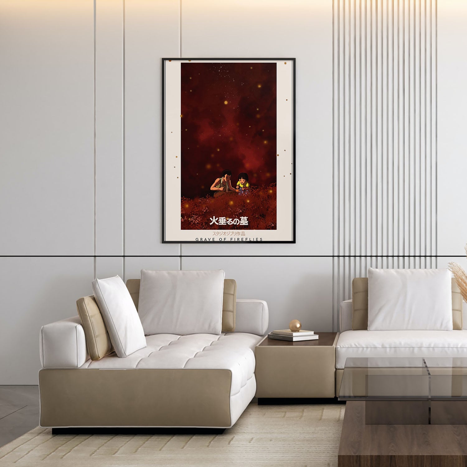 Flex Designs Poster Grave of the Fireflies Classic 5 x 7" Home Goods - Movie 1988 Movie Poster