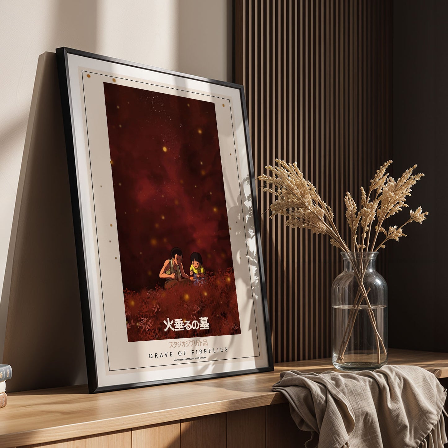 Flex Designs Poster Grave of the Fireflies Classic 5 x 7" Home Goods - Movie 1988 Movie Poster