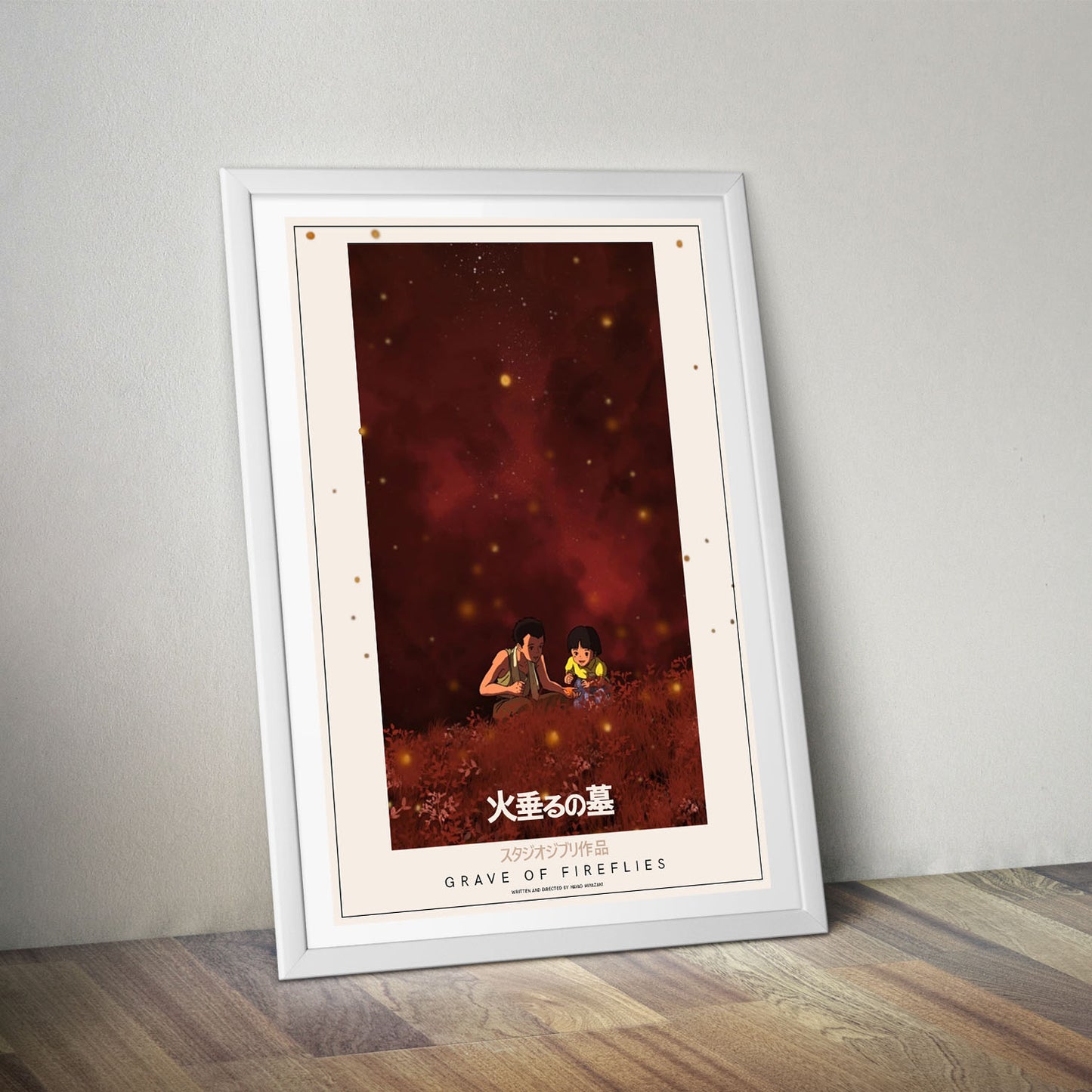 Flex Designs Poster Grave of the Fireflies Classic 8 x 10" Home Goods - Movie 1988 Movie Poster