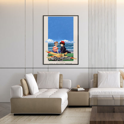 Flex Designs Poster Kikis Delivery Service Classic 5 x 7" Home Goods - Movie 1989 Movie Poster