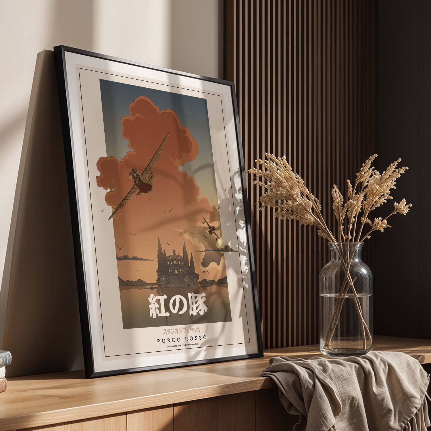 Flex Designs Poster Porco Rosso Classic 5 x 7" Home Goods - Movie 1992 Movie Poster