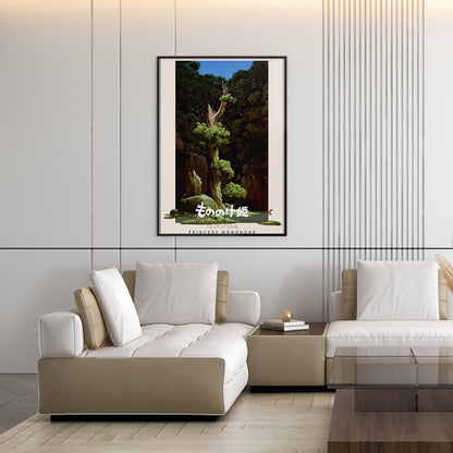 Flex Designs Poster Princess Mononoke Classic 5 x 7" Home Goods - Movie 1997 Movie Poster